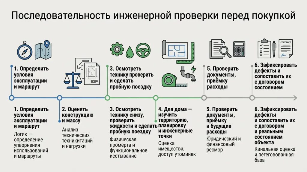Последовательность инженерной проверки